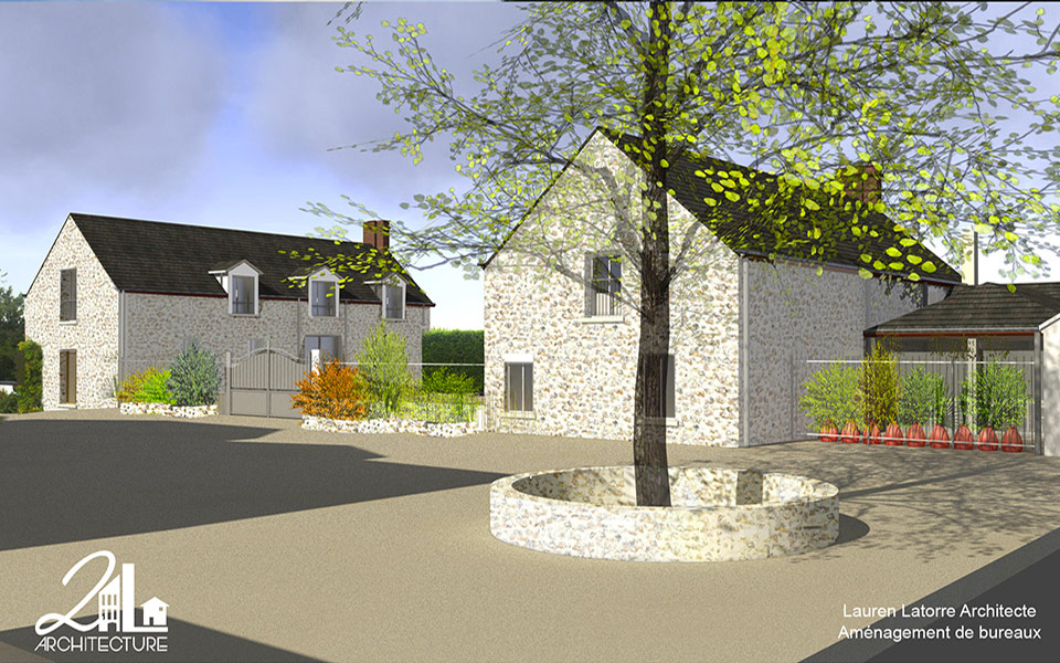 Réhabilitation d'un château pour des bureaux, par 2L Architecture