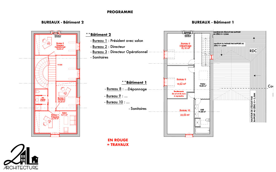 Réhabilitation d'un château par 2L Architecture