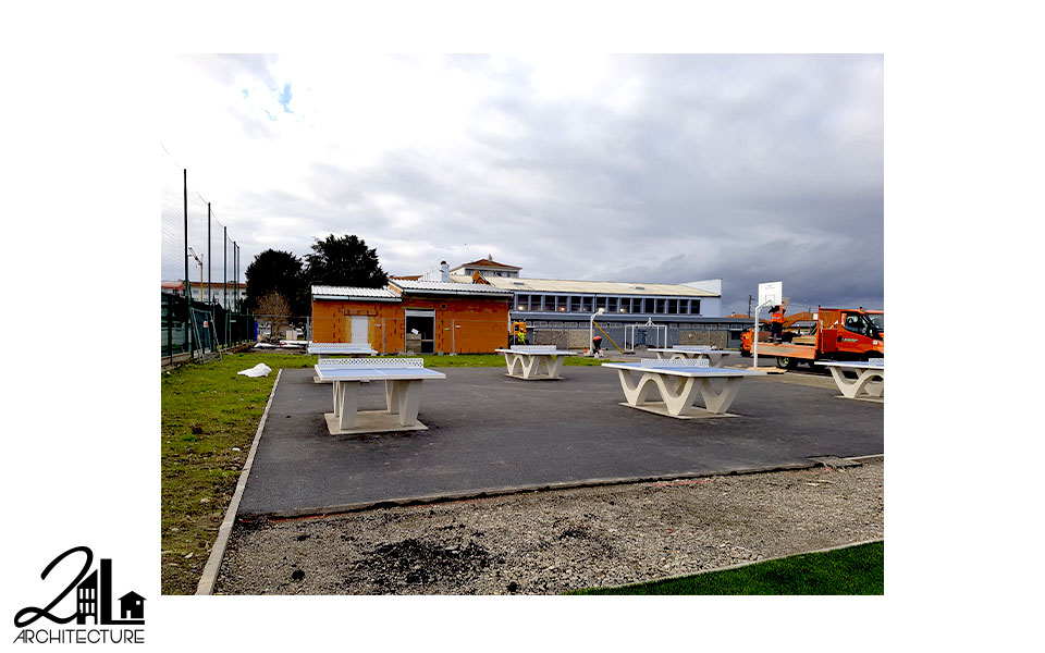 Construction et aménagement d'un complexe sportif à Tarbes par 2L Architecture