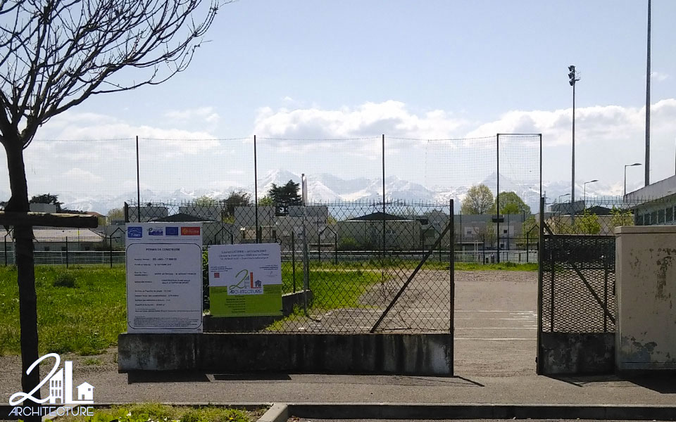 Construction et aménagement d'un complexe sportif à Tarbes par 2L Architecture