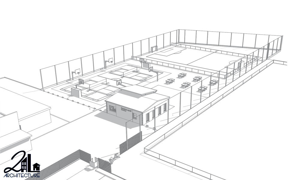 Construction et aménagement d'un complexe sportif à Tarbes par 2L Architecture