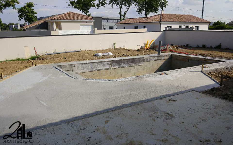 Aménagement d’une piscine et terrasse par 2L Architecture