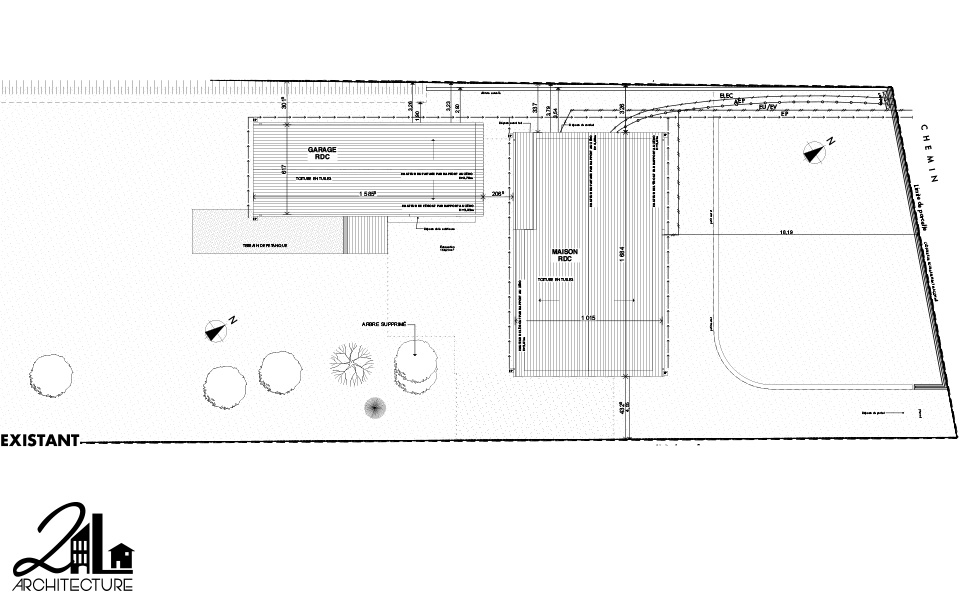 Extension en ossature bois et aménagement d’espaces de vie