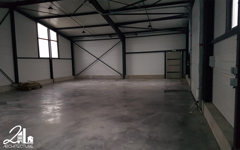 Construction de deux ateliers avec bureaux par 2L Architecture