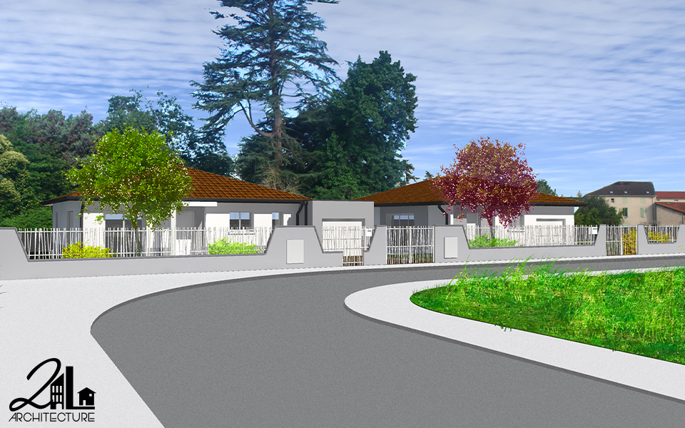Groupement d'habitations : Construction de 12 villas par 2L Architecture