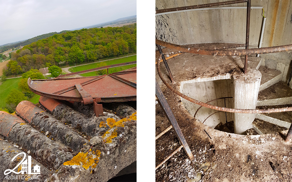 Transformation d’un château d’eau en habitation atypique