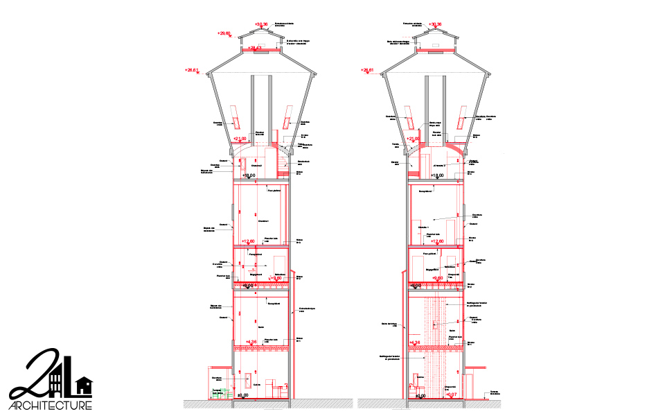 Transformation d’un château d’eau en habitation atypique