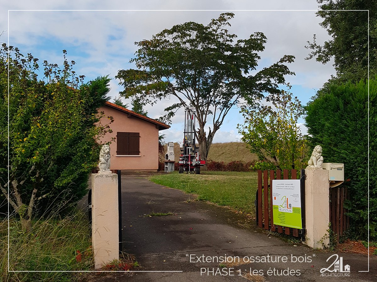 Suivez le chantier de la construction d'une extension en ossature bois. Phase 1, les études, les plans
