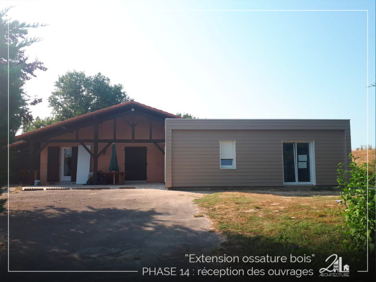 Extension en ossature bois