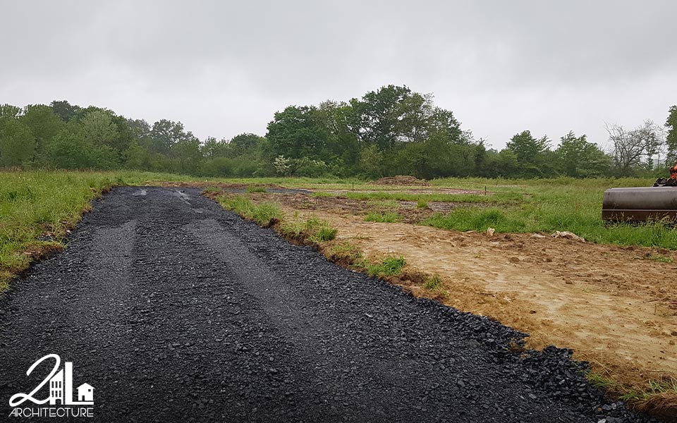 Construction d'une maison individuelle dans les Landes