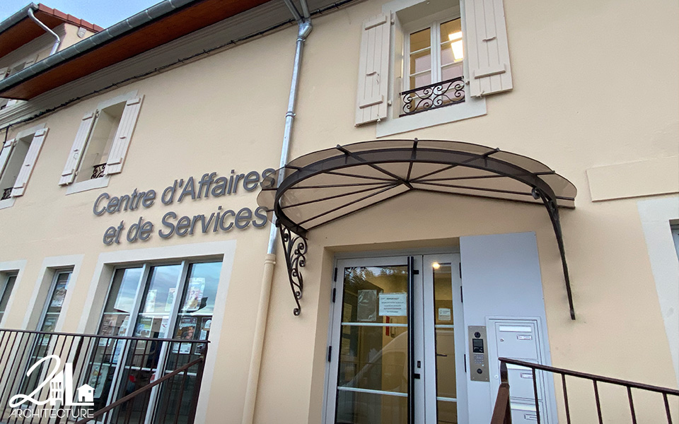 Réhabilitation d&rsquo;un ancien hôtel pour en faire un centre d&rsquo;affaires