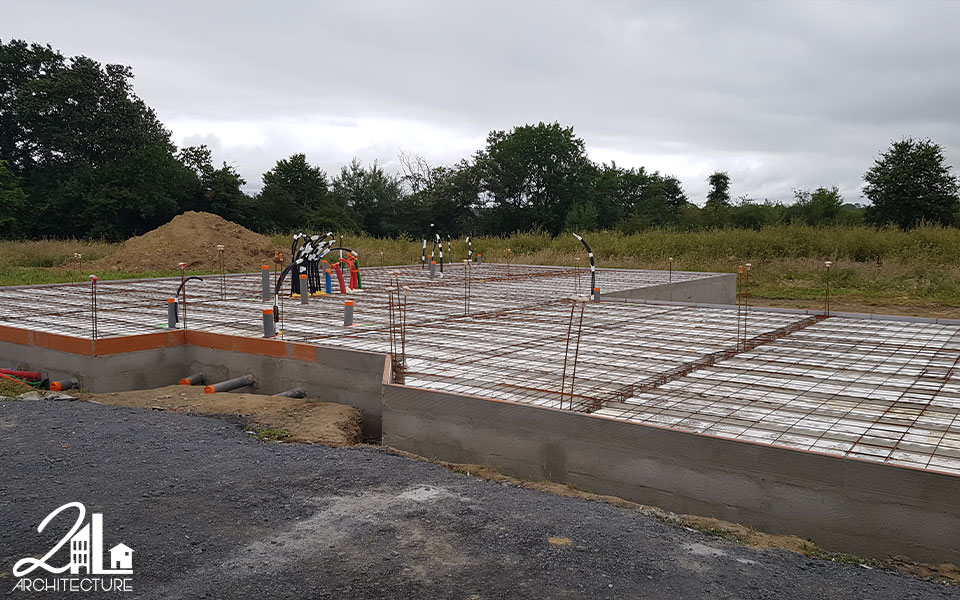 Construction d'une maison individuelle dans les Landes