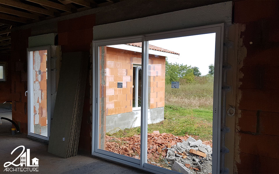 Construction d'une maison individuelle dans les Landes