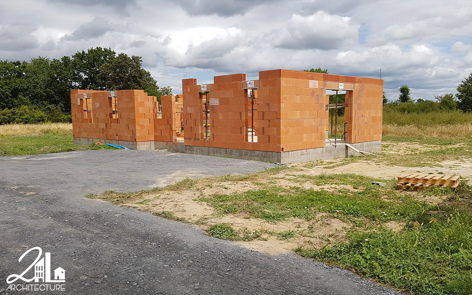 Construction d'une maison individuelle dans les Landes