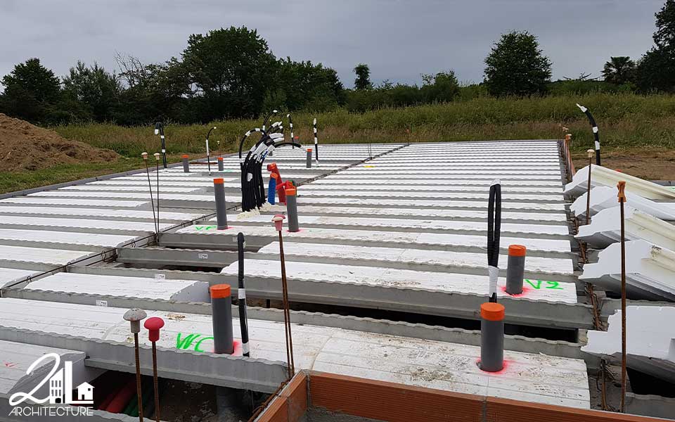 Construction d'une maison individuelle dans les Landes